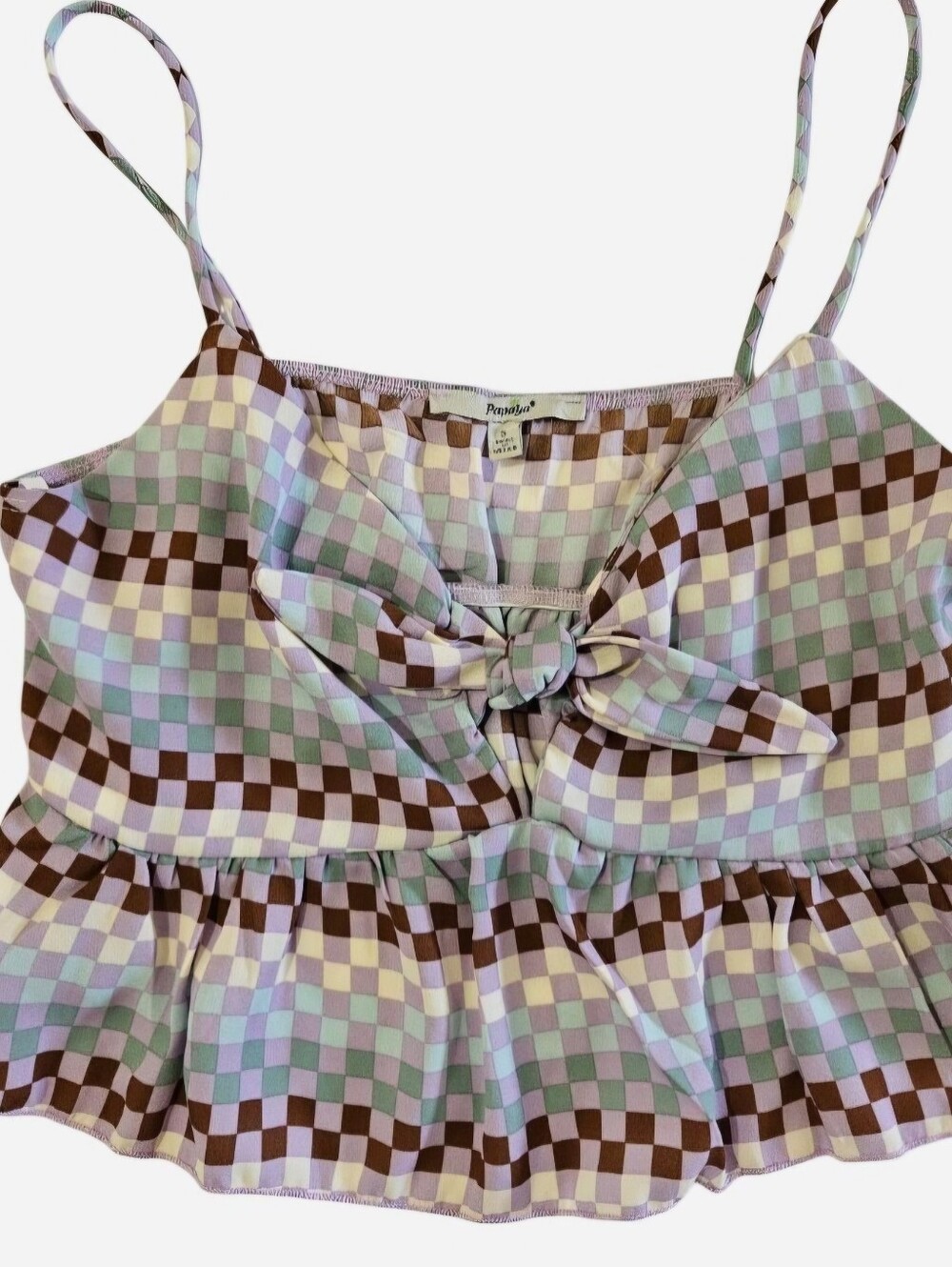 Papaya Halter Top Tank Top Crop Top Women's Size Small NEW